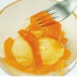 helado-con-naranja-y-almibar